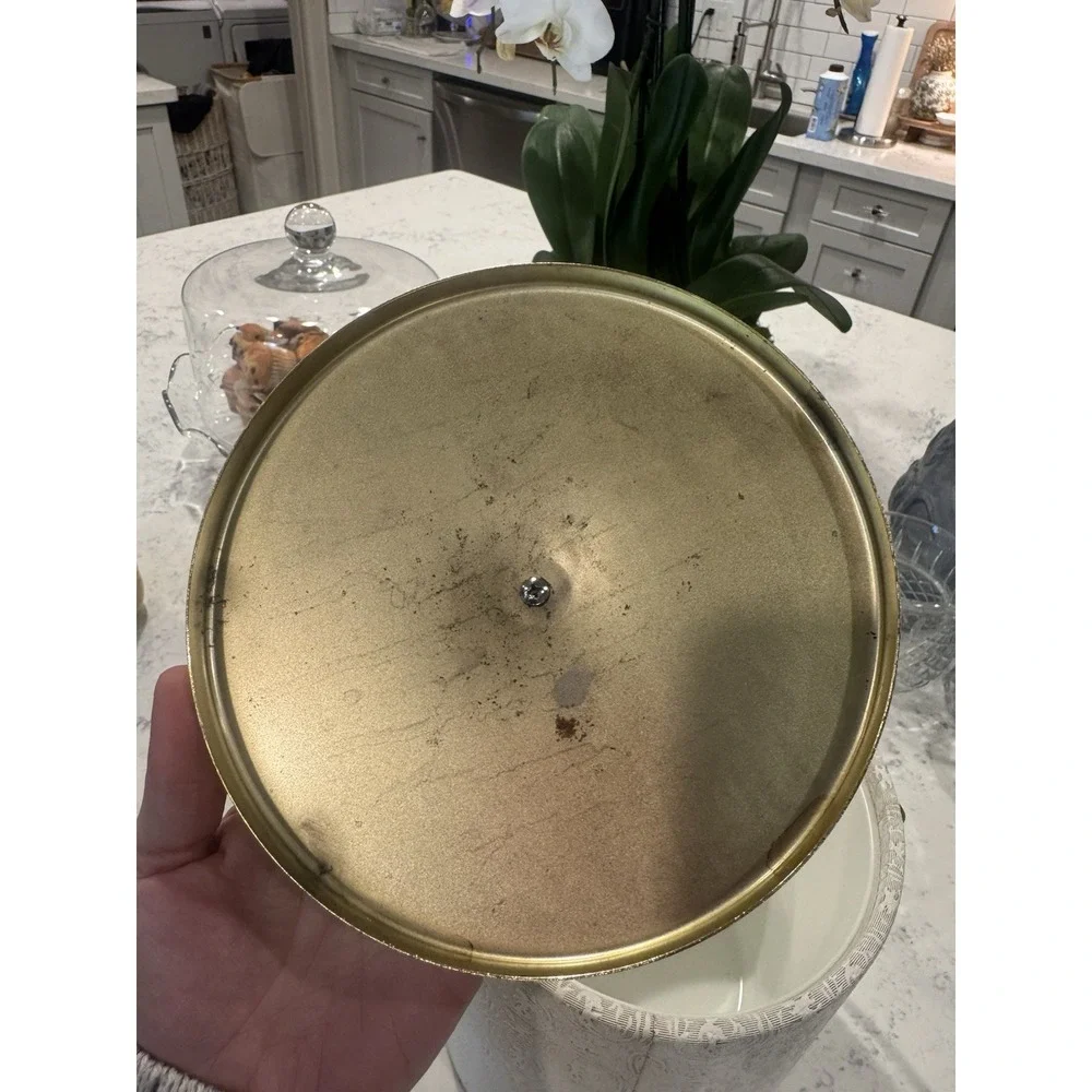 Rare Vintage West Bend Thermo Serv Ice Bucket. Made In USA. With lid.